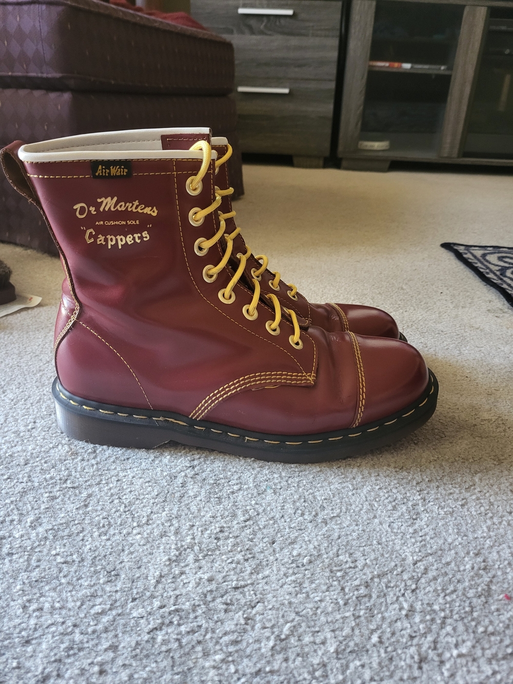 Dr Martens "Cappers" Made In England Size Uk11/Us12